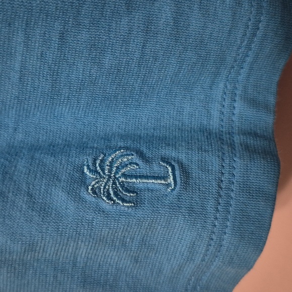 Lilly Pulitzer Braylen Pleated V-Neck Tunic Small Top Tunic Lilly's Blue Pin - Picture 7 of 7